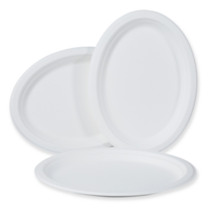 Bagasse Oval Plates